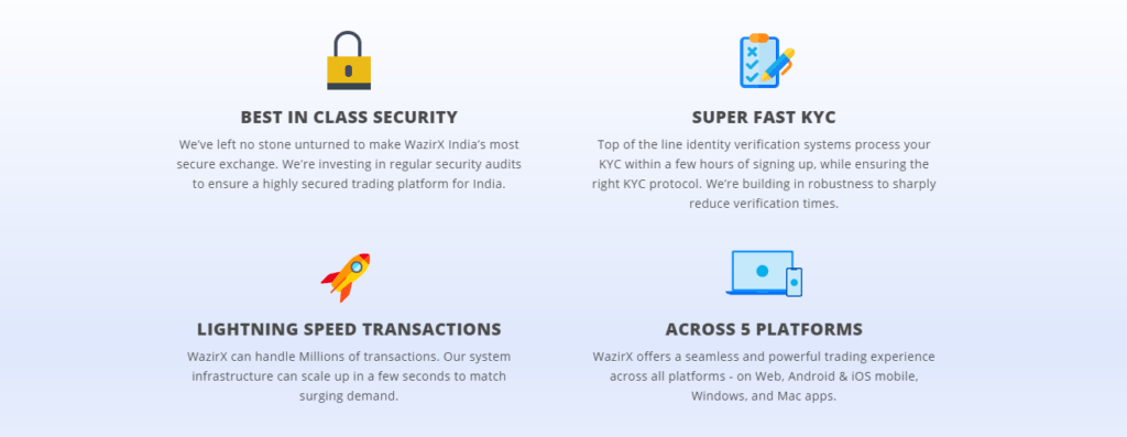 WazirX Features