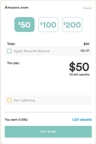 Fold app Cashback