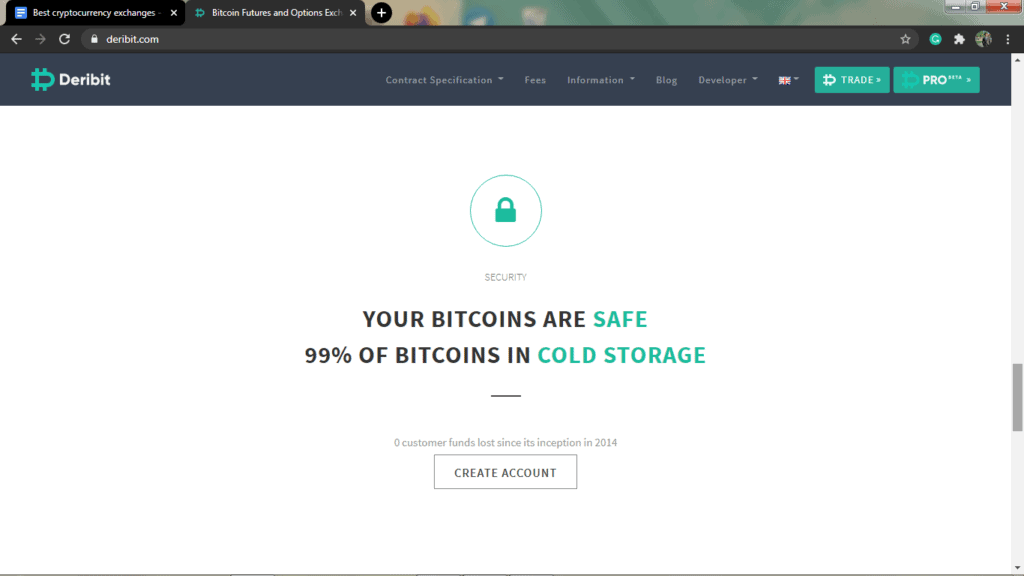 Deribit Security