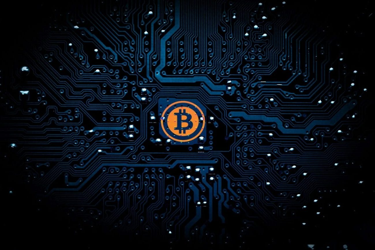 20 Best Bitcoin Wallpapers 11 Bitcoin on a circuit board.