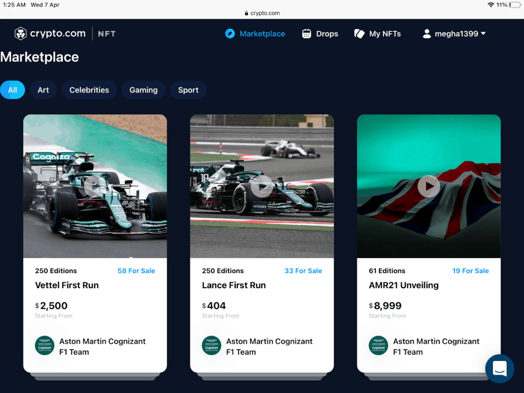 Crypto.com NFT Marketplace