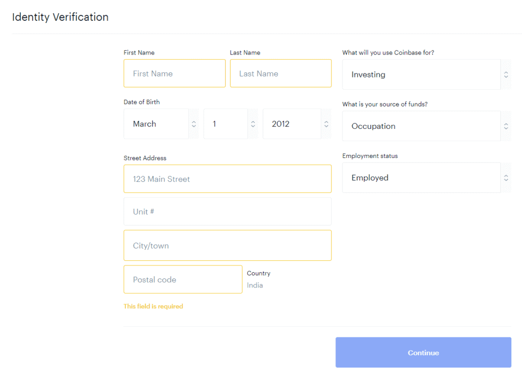 Coinbase Staking - Earn staking rewards on your Crypto 2 Coinbase - Identity verification