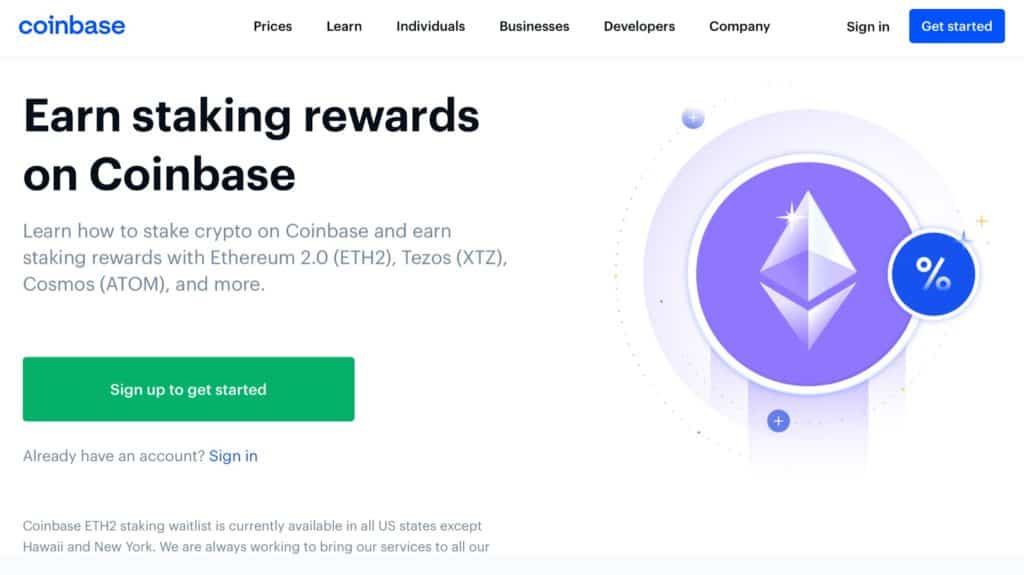 Coinbase Staking - Earn staking rewards on your Crypto 1 Coinbase staking