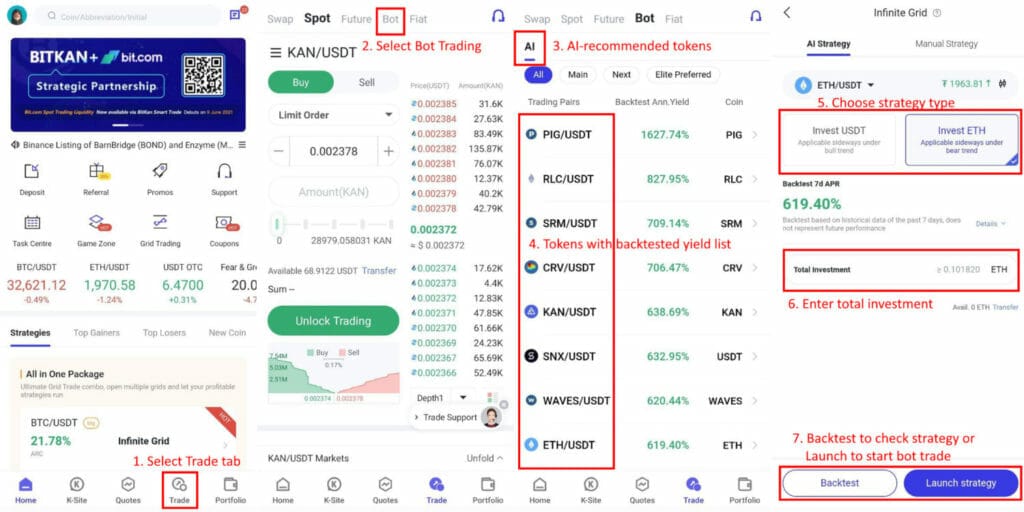 BitKan Trading Bot Guide 4 Using BitKan Trading Bot