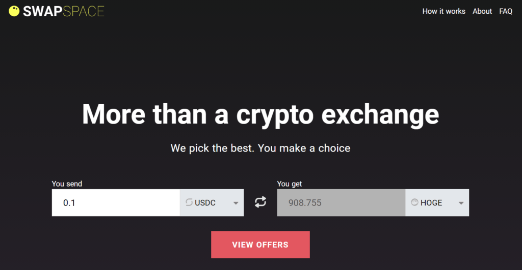 Hoge Finance coin on SwapSpace