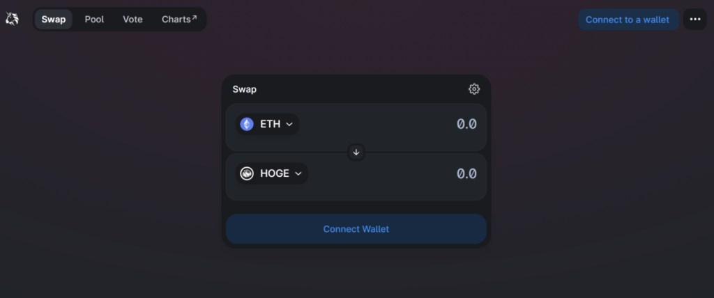 Buy Hoge on Uniswap