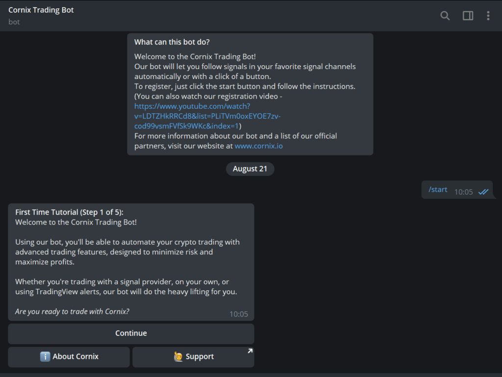 Cornix Trading Bot: Begin