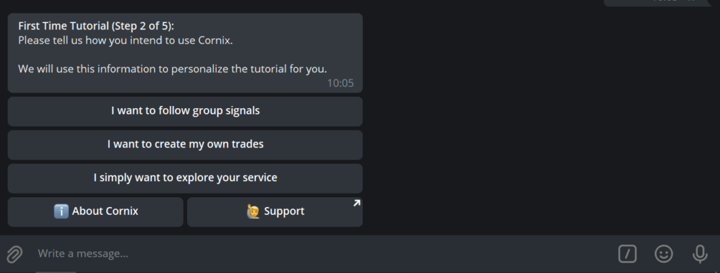 I want to follow group signals