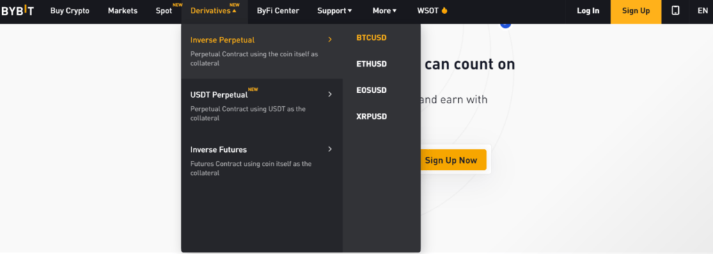 Bybit vs Binance vs Coinbase 3 Bybit: Features
