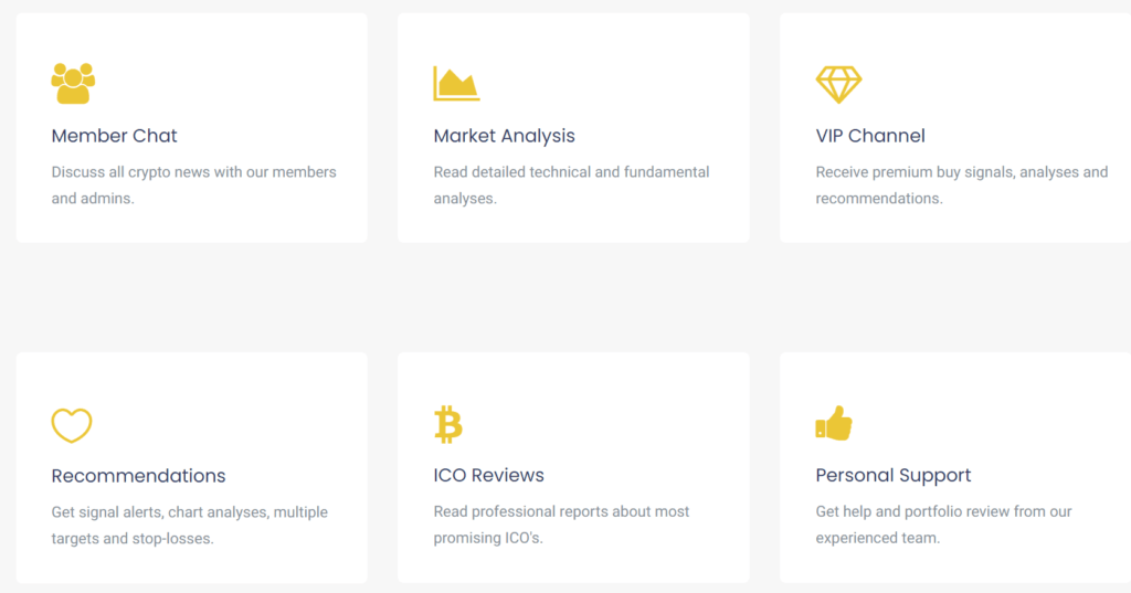 Verified Crypto Traders Features