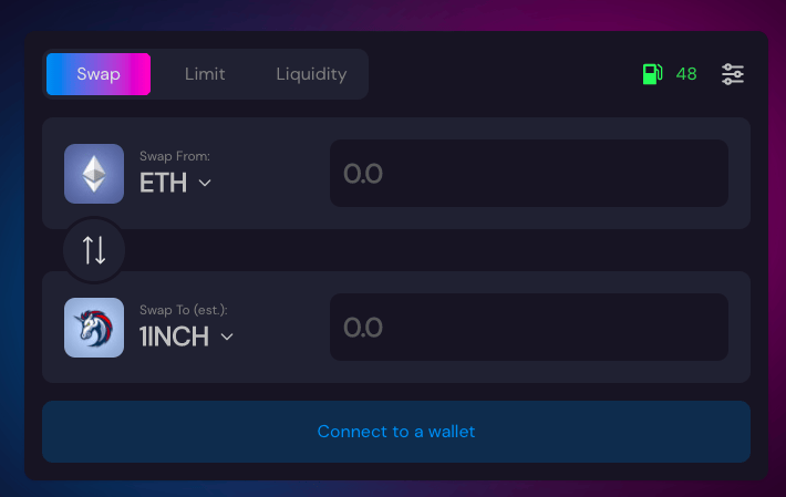 ETH to 1INCH