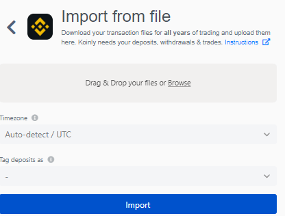 Koinly Review - Is It Really a Good Tax Software? 6 Import from file