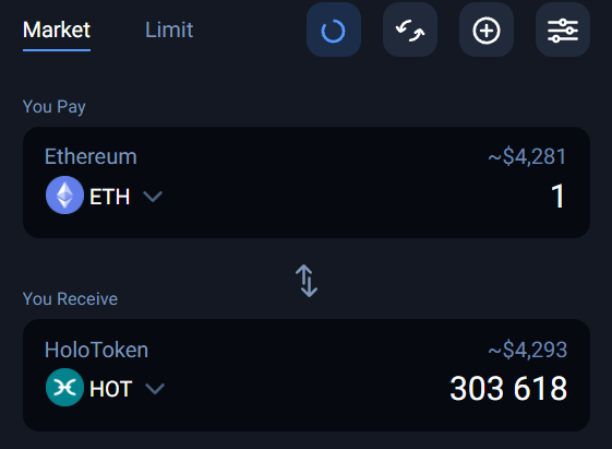 Select a Token