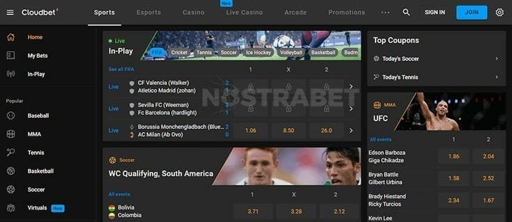 Cloudbet Casino Review | Read This Before Starting Crypto Betting 8 Live Odds