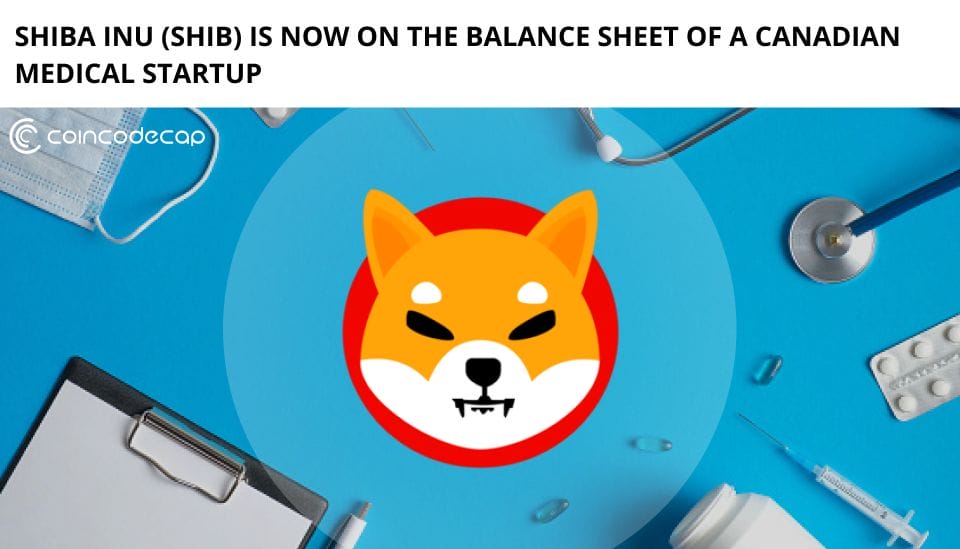 Shiba Inu (SHIB) is Now on the Balance Sheet of a Canadian Medical Startup