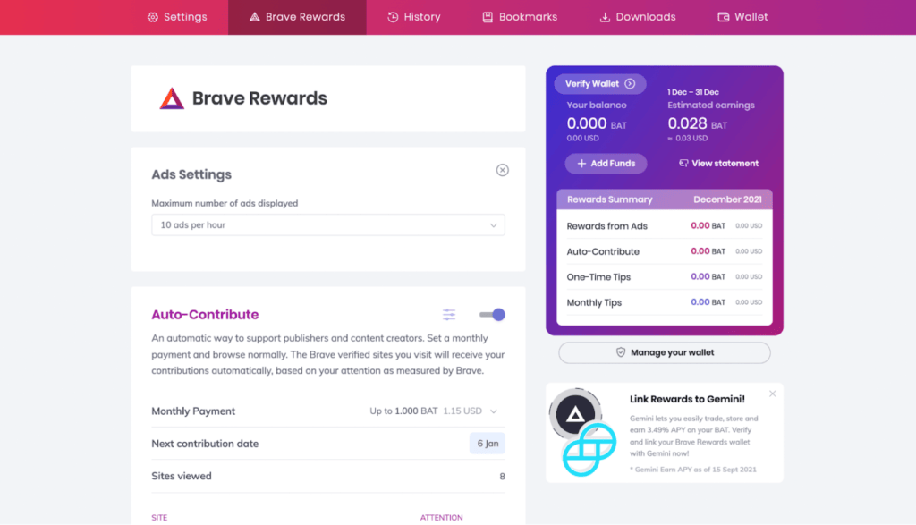 How to Earn Free Crypto on the Brave Browser? 4 Setting up the Brave Browser