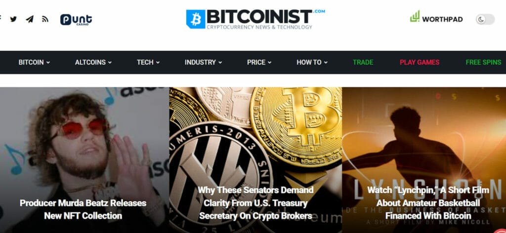 10 Best Cryptocurrency News Websites 6 Bitcoinist