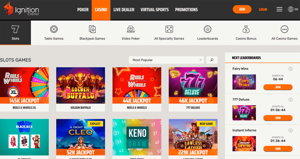 Ignition Casino Review: Gamble with $2000 Welcome Bonus 4 Ignition Casino Review: Gamble with $2000 Welcome Bonus