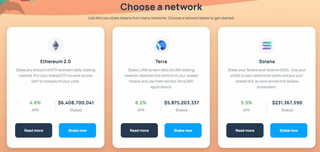 Lido Review: Staking with Highest Interests 3 Staking Services