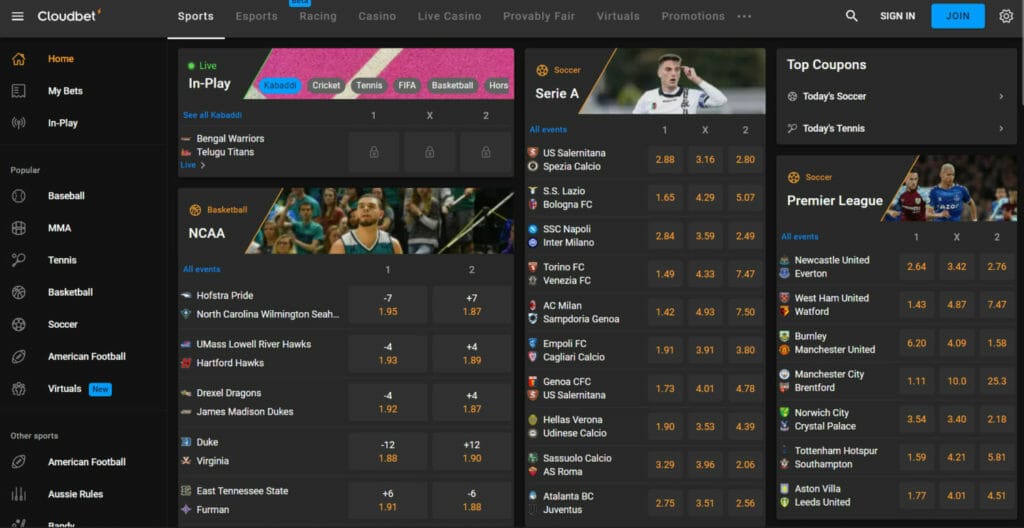 Cloudbet Casino Review | Read This Before Starting Crypto Betting 7 Sportsbook and Betting