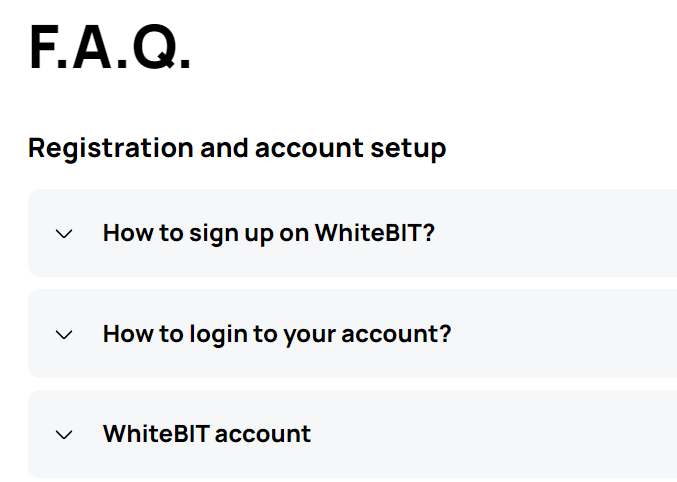 WhiteBit vs BitMart vs BYDFI - Total Comparison 12 WhiteBit Customer Support