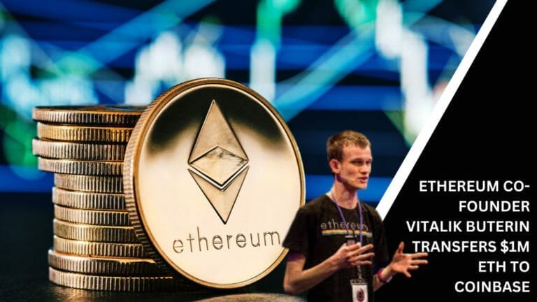 Ethereum Co-Founder Vitalik Buterin transfers $1M ETH to Coinbase