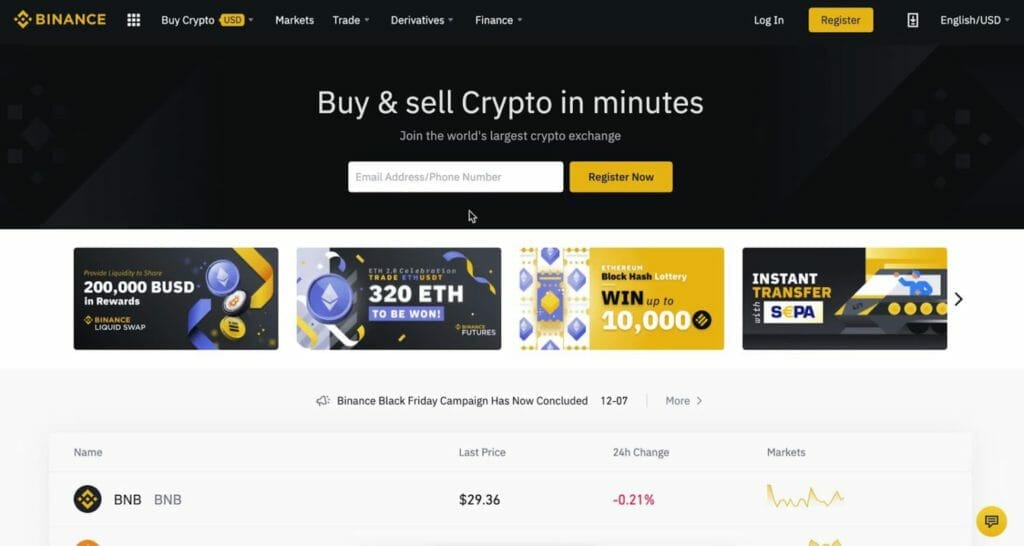 Top 9 Kraken Alternatives & Competitors 3 BINANCE