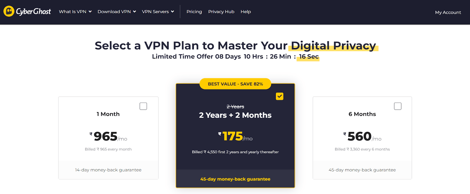 ExpressVPN pricing