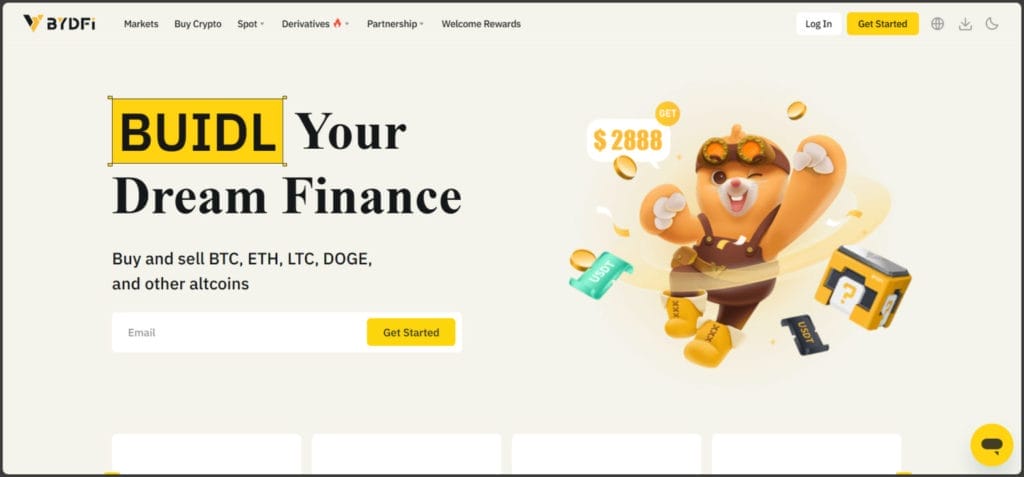 Bitget vs Binance vs BYDFI 3 BYDFI
