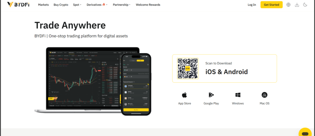 Bitget vs Binance vs BYDFI 17 BYDFIย App