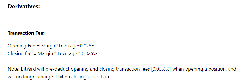 Bitget vs Binance vs BYDFI 9 BYDFI Fees