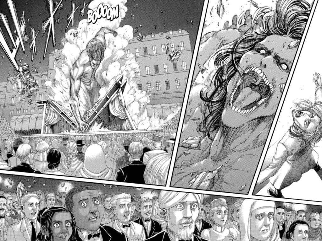 Eren's Declaration of War (Manga Chapter 100):