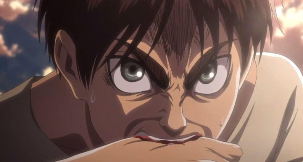 Top 10 EREN MOMENTS! | How to be a JAEGERIST? 8 Eren's Confrontation with Reiner (Anime Season 2, Episode 12):