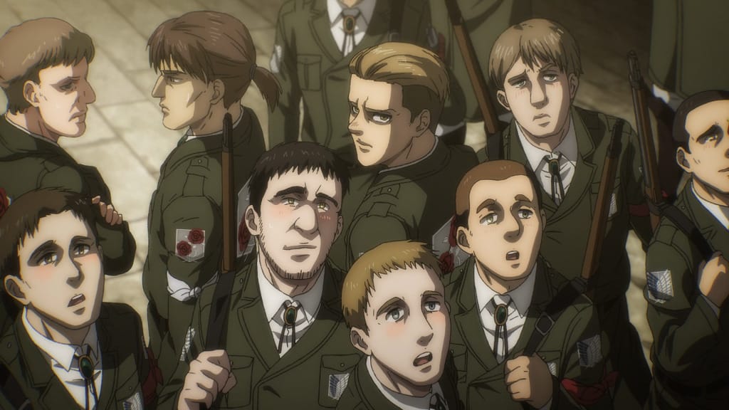 Eren's Vision of the Future (Anime Season 4, Episode 16): 