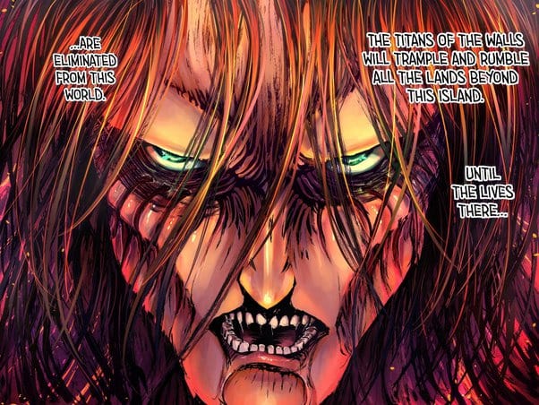 Top 10 EREN MOMENTS! | How to be a JAEGERIST? 11 Eren's Transformation in Marley (Manga Chapter 97):