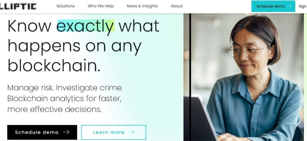 Tools for Blockchain Analytics : Elliptic 
