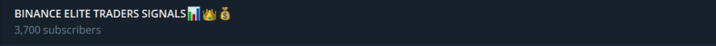 Binance Elite Traders