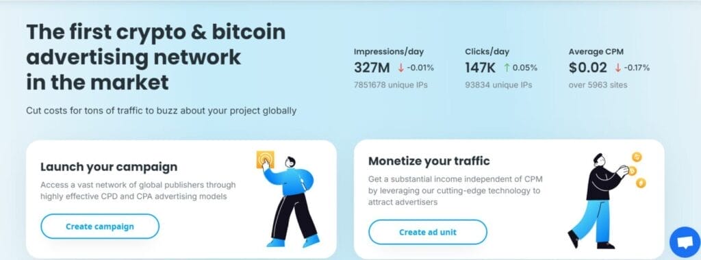 8 Best Crypto Ad Network 3 8 Best Crypto Ad Network