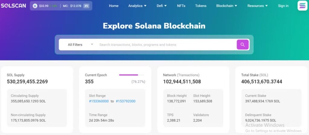 10 Free Tools To Find Profitable Crypto Wallets 4 Solscan (Solana)