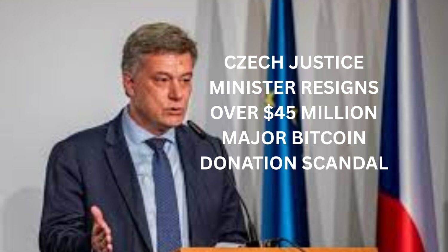 Crypto News 33 Czech Justice Minister Resigns Over $45 Million Major Bitcoin Donation Scandal